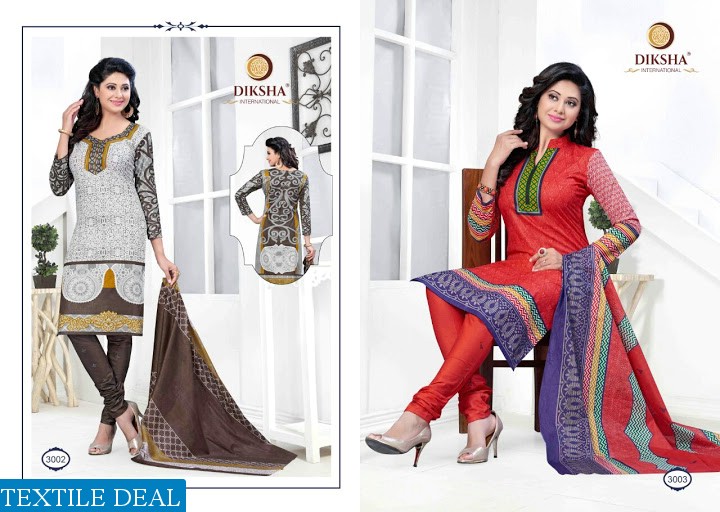 Diksha vol-3 Wholesale cotton Dress material